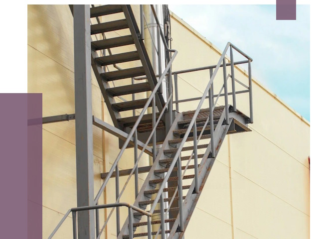 Пожарные лестницы в Кимовске от 12370 руб. — монтаж и продажа | ПРОЛЁТ-Кмв