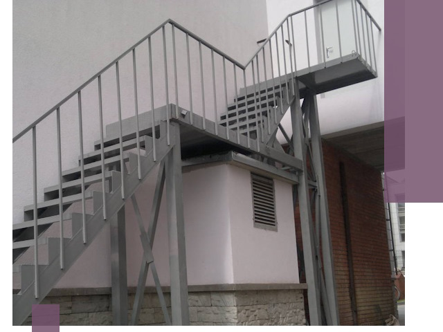 Монтаж пожарных лестниц под ключ в Кимовске с гарантией качества