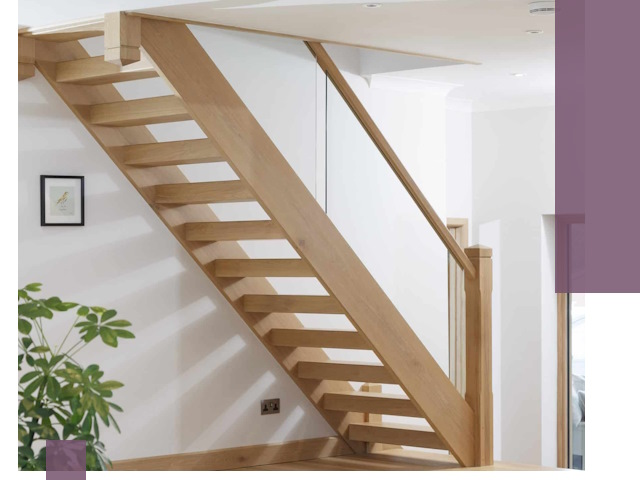 Изготовление деревянных лестниц под ключ в Кимовске для дома