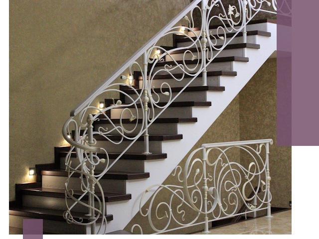 Кованые лестницы под ключ в Кимовске — изготовление и монтаж