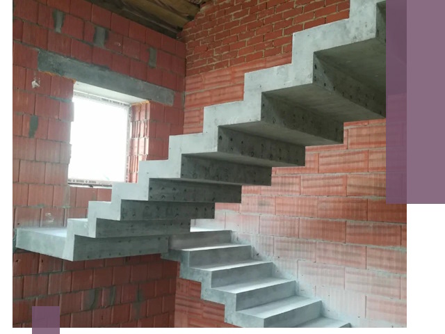 Бетонные лестницы под ключ в Кимовске: монтаж, демонтаж, ремонт