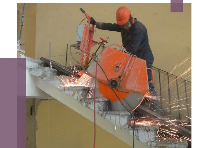 Демонтаж бетонных лестниц в Кимовске от 4639 руб. за м2 | ПРОЛЁТ-Кмв