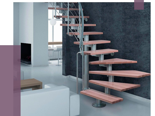 Модульные лестницы в Кимовске от 17008 руб. — купить в ПРОЛЁТ-Кмв