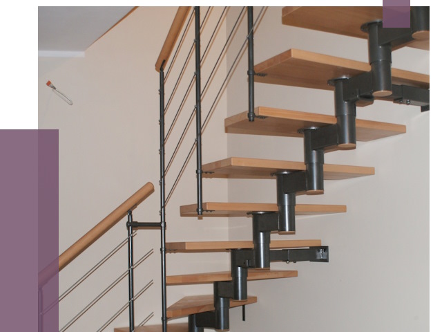 Изготовление модульных лестниц в Кимовске от 11597 руб. 