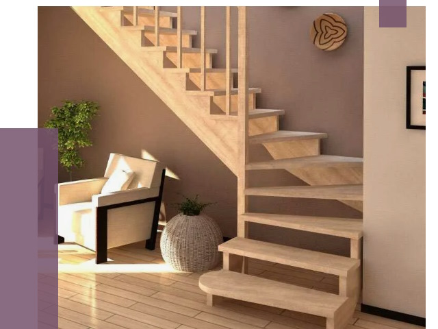 Изготовление Г-образных лестниц в Кимовске от 19070 руб. 