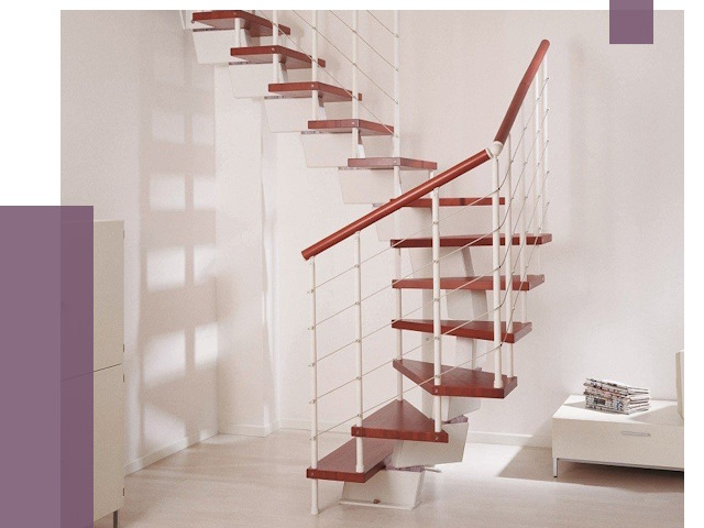 Изготовление лестниц на больцах в Кимовске от 9793 руб. | ПРОЛЁТ-Кмв