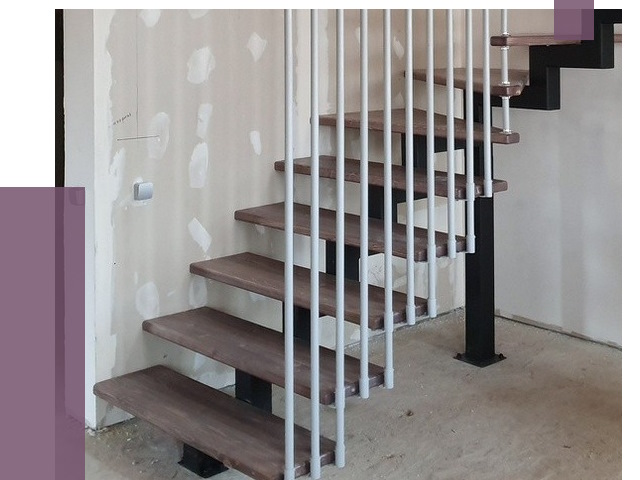 Монтаж лестниц на больцах в Кимовске от 8453 руб. — надежно| ПРОЛЁТ-Кмв