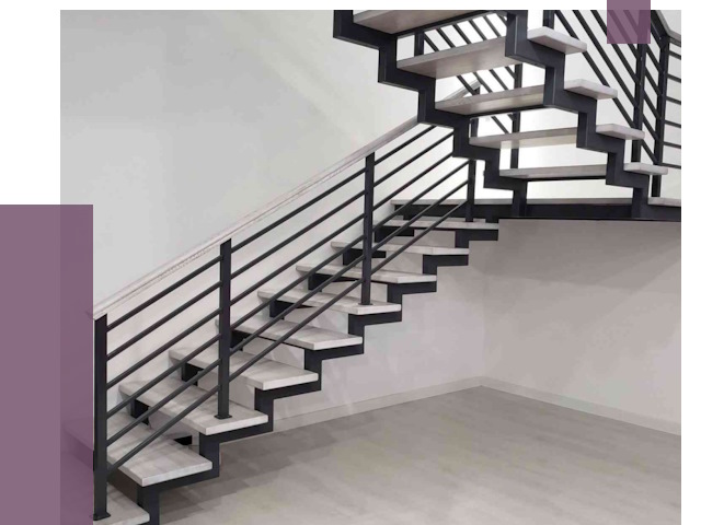 Лестницы на металлокаркасе под ключ в Кимовске от 12885 руб. | ПРОЛЁТ-Кмв