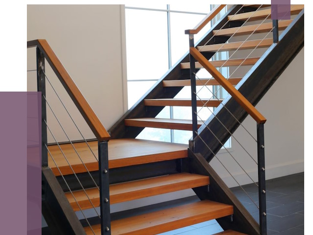 Изготовление лестниц на металлокаркасе в Кимовске от 19070 руб. | ПРОЛЁТ-Кмв
