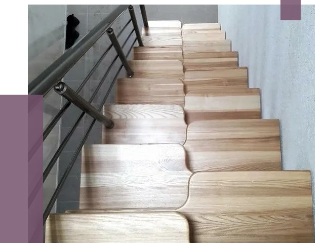 Лестницы гусиный шаг в Кимовске от 13143 руб. под ключ | ПРОЛЁТ-Кмв