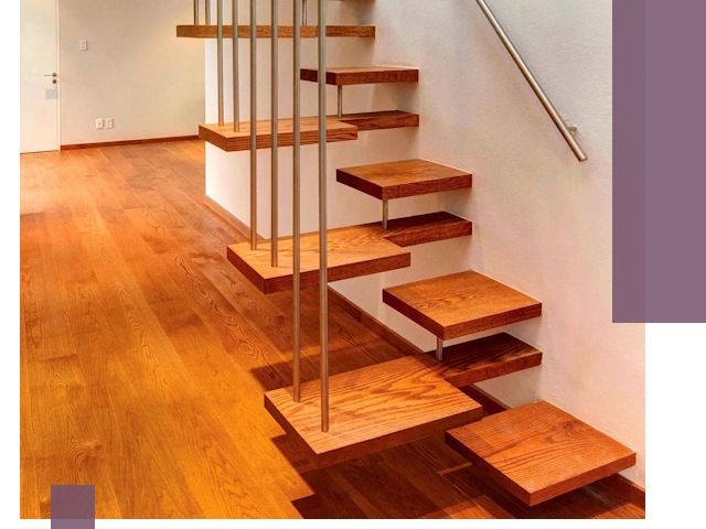 Лестницы «гусиный шаг» на заказ в Кимовске для узких пространств