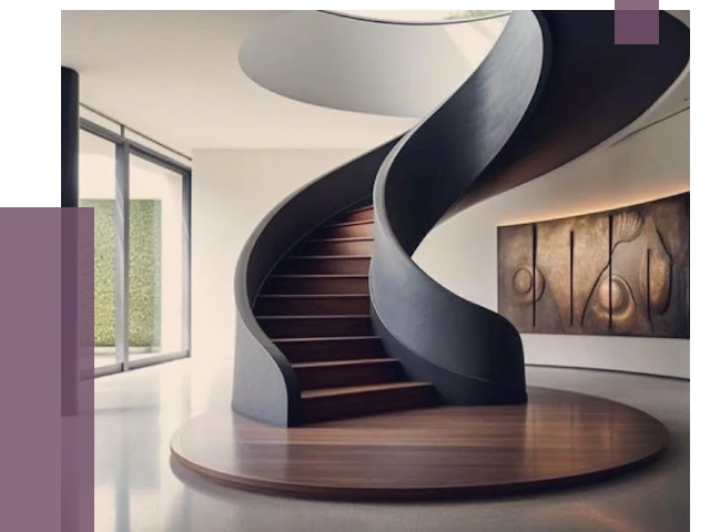 Элитные лестницы под заказ в Кимовске от 190698 руб. — ПРОЛЁТ-Кмв