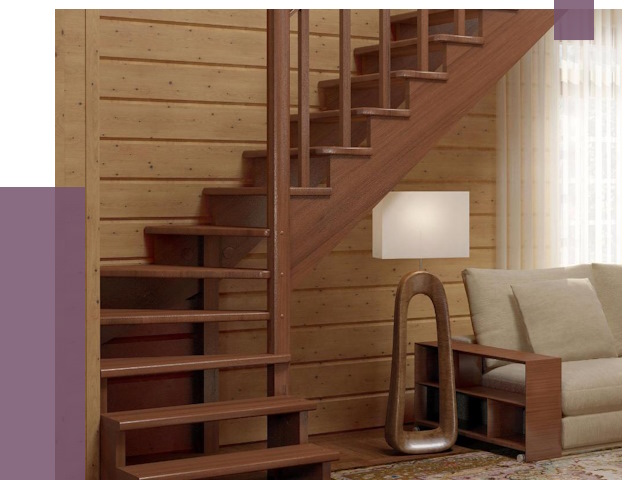 Лестницы эконом класса в Кимовске от 18400 руб. бюджетные решения