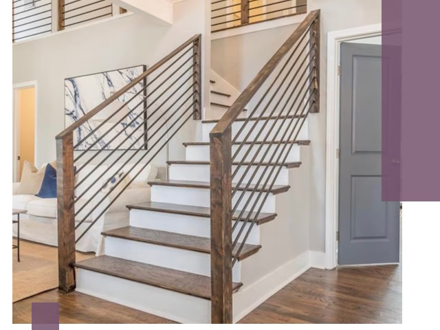 Лестницы для коттеджа под ключ в Кимовске — изготовление и монтаж