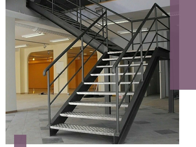 Лестницы для офиса в Кимовске: изготовление, монтаж, демонтаж