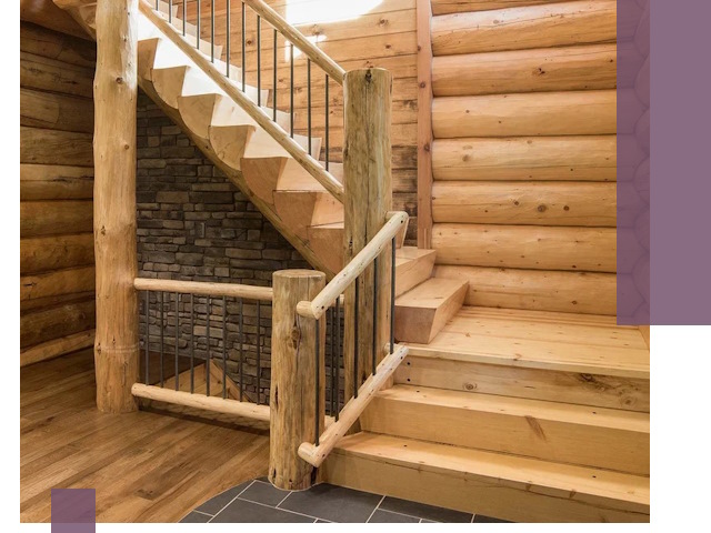 Лестницы в баню под заказ и профессиональный монтаж в Кимовске