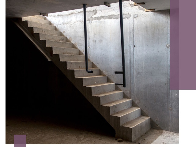 Изготовление и монтаж лестниц в подвале в Кимовске