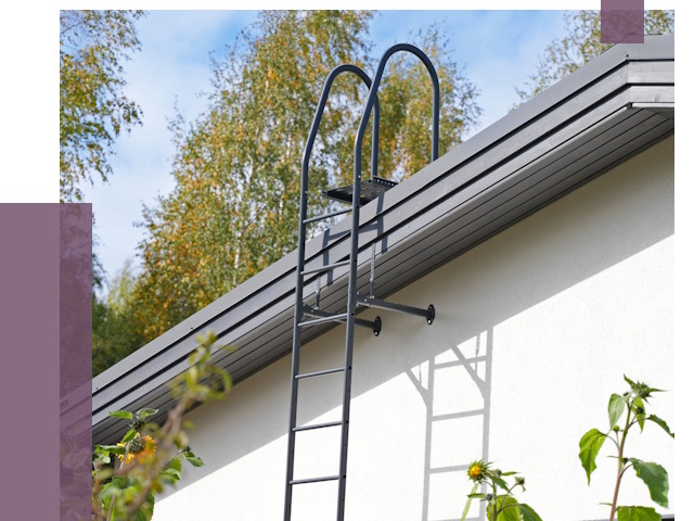 Лестницы на крышу в Кимовске от 19276 руб. — монтаж и монтаж ПРОЛЁТ-Кмв