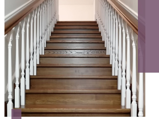 Лестницы из ясеня на заказ в Кимовске — изготовление и монтаж