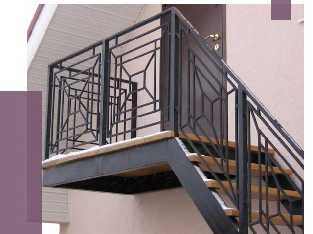 Металлические перила в Кимовске от 4329 руб.  | ПРОЛЁТ-Кмв