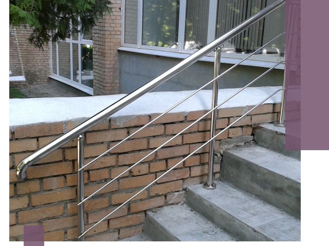 Перила из нержавеющей стали высокого качества в Кимовске