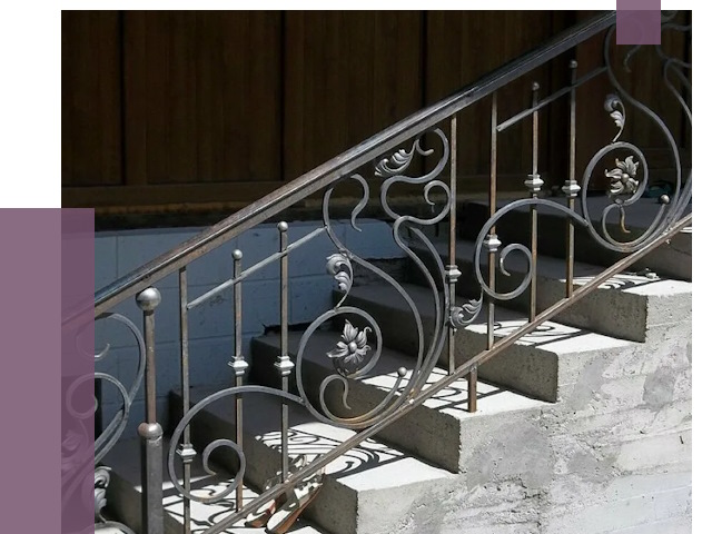 Кованые перила в Кимовске от 8762 руб. под ключ — качество от ПРОЛЁТ-Кмв