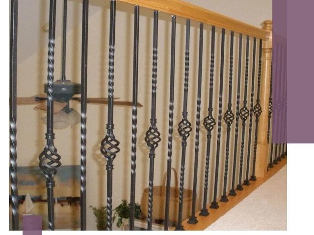 Изготовление и монтаж кованных перил в Кимовске под ключ