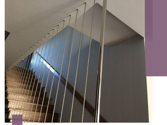 Тросовые перила под ключ в Кимовске — производство и монтаж