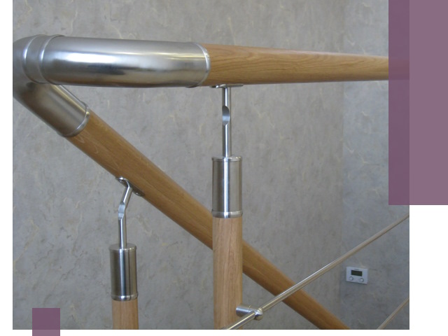 Комбинированные перила на заказ в Кимовске — монтаж и производство