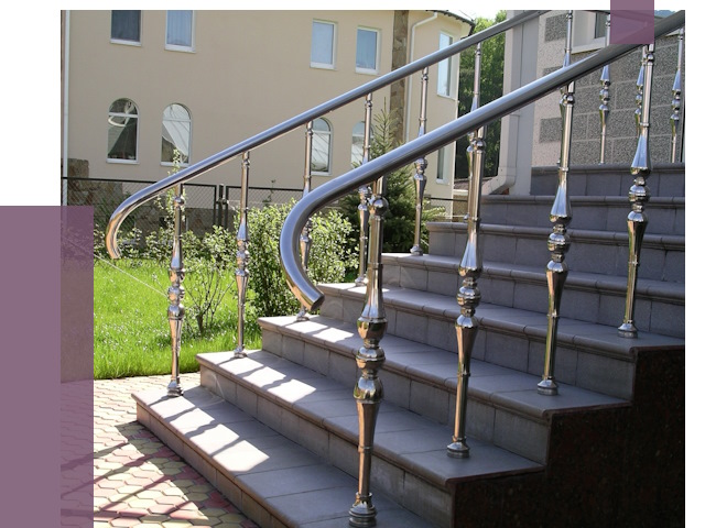 Перила для крыльца в Кимовске от 10823 руб. — монтаж ПРОЛЁТ-Кмв