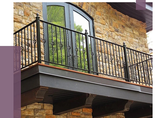 Балконные ограждения в Кимовске от 8092 руб. — купить | ПРОЛЁТ-Кмв