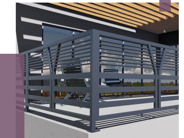 Изготовление балконных ограждений в Кимовске от 10823 руб. | ПРОЛЁТ-Кмв