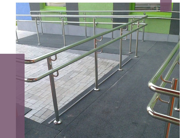 Ограждения пандусов в Кимовске от 4381 руб. монтаж | ПРОЛЁТ-Кмв