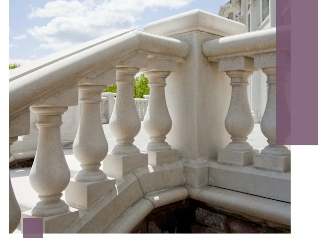 Балюстрады из металла и камня под ключ в Кимовске