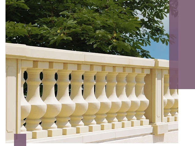 Установка балюстрады в Кимовске: изготовление и монтаж под ключ