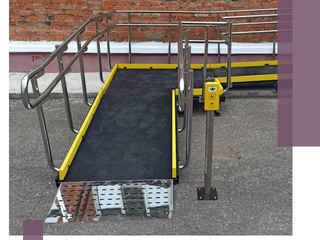 Изготовление наклонных пандусов для инвалидов в Кимовске