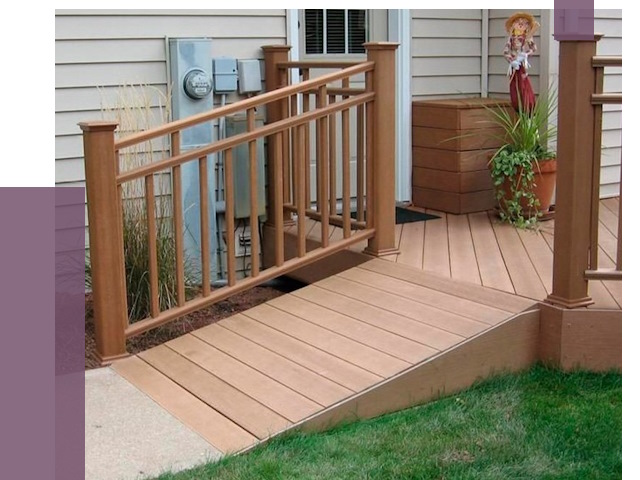 Пандус на крыльцо в Кимовске под ключ от 7834 руб. 