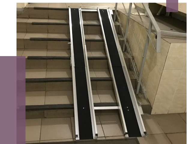 Установка пандуса в подъезд в Кимовске от 8040 руб. под ключ | ПРОЛЁТ-Кмв