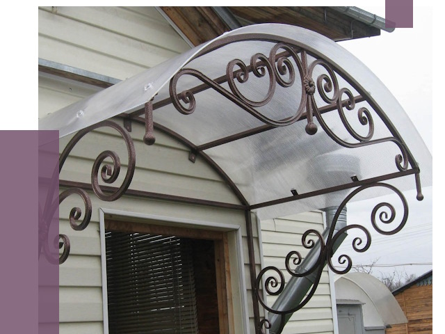 Изготовление козырьков в Кимовске от 7422 руб. — заказать | ПРОЛЁТ-Кмв