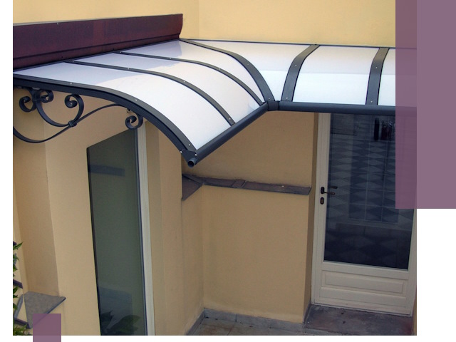 Монтаж козырьков любой сложности в Кимовске под ключ