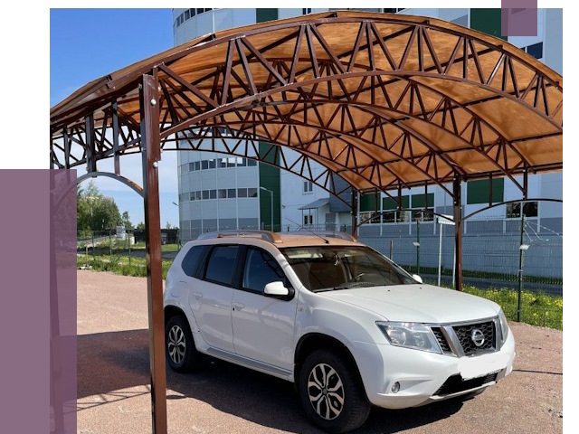 Недорогие навесы в Кимовске от 43294 руб. | ПРОЛЁТ-Кмв