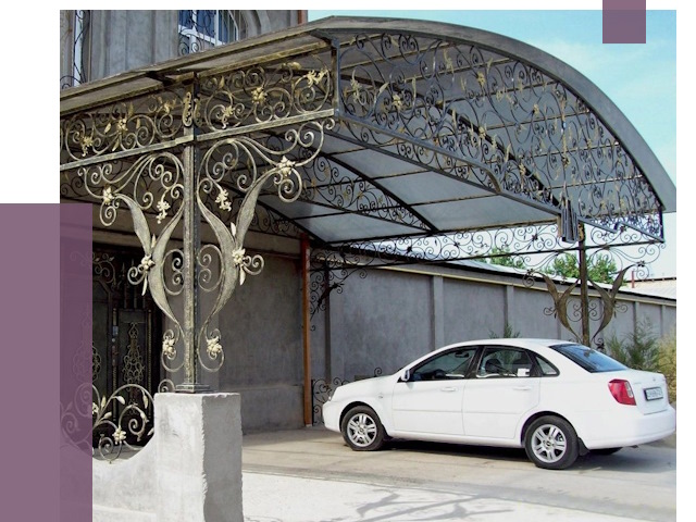 Кованые навесы в Кимовске от 14689 руб. | ПРОЛЁТ-Кмв