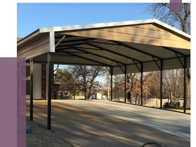 Двускатные навесы в Кимовске от 8092 руб.  | ПРОЛЁТ-Кмв