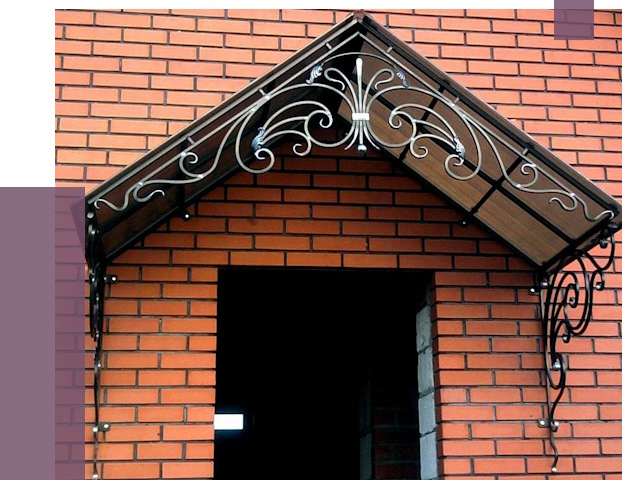 Металлические козырьки в Кимовске от 10772 руб. 