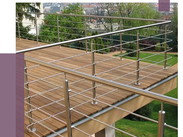 Алюминиевые парапеты в Кимовске под ключ от 7834 руб. 