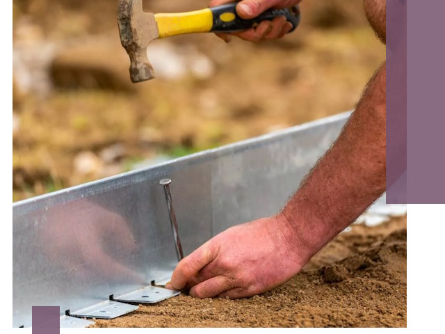 Монтаж металлических бордюров в Кимовске быстро и качественно