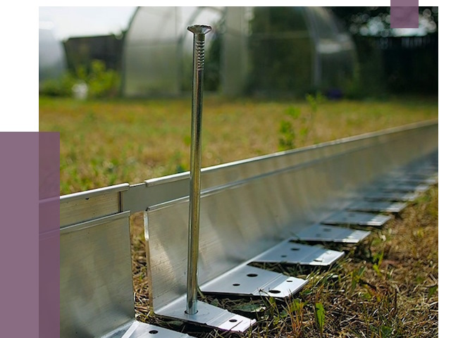 Металлические бордюры для газона в Кимовске от 4329 руб. | ПРОЛЁТ-Кмв