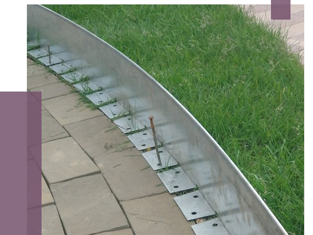 Металлические бордюры для тротуаров в Кимовске от 8762 руб.