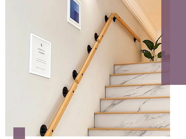 Поручни металлические и деревянные под ключ в Кимовске