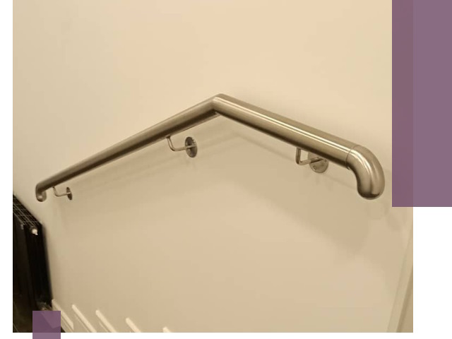 Изготовление пристенных поручней в Кимовске под ключ за сроки